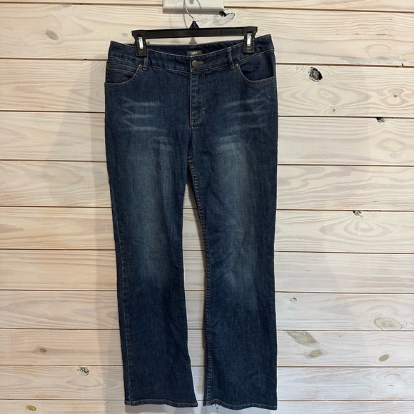 J. Jill Blue Straight Leg Jeans Medium Indigo - Picture 1 of 5